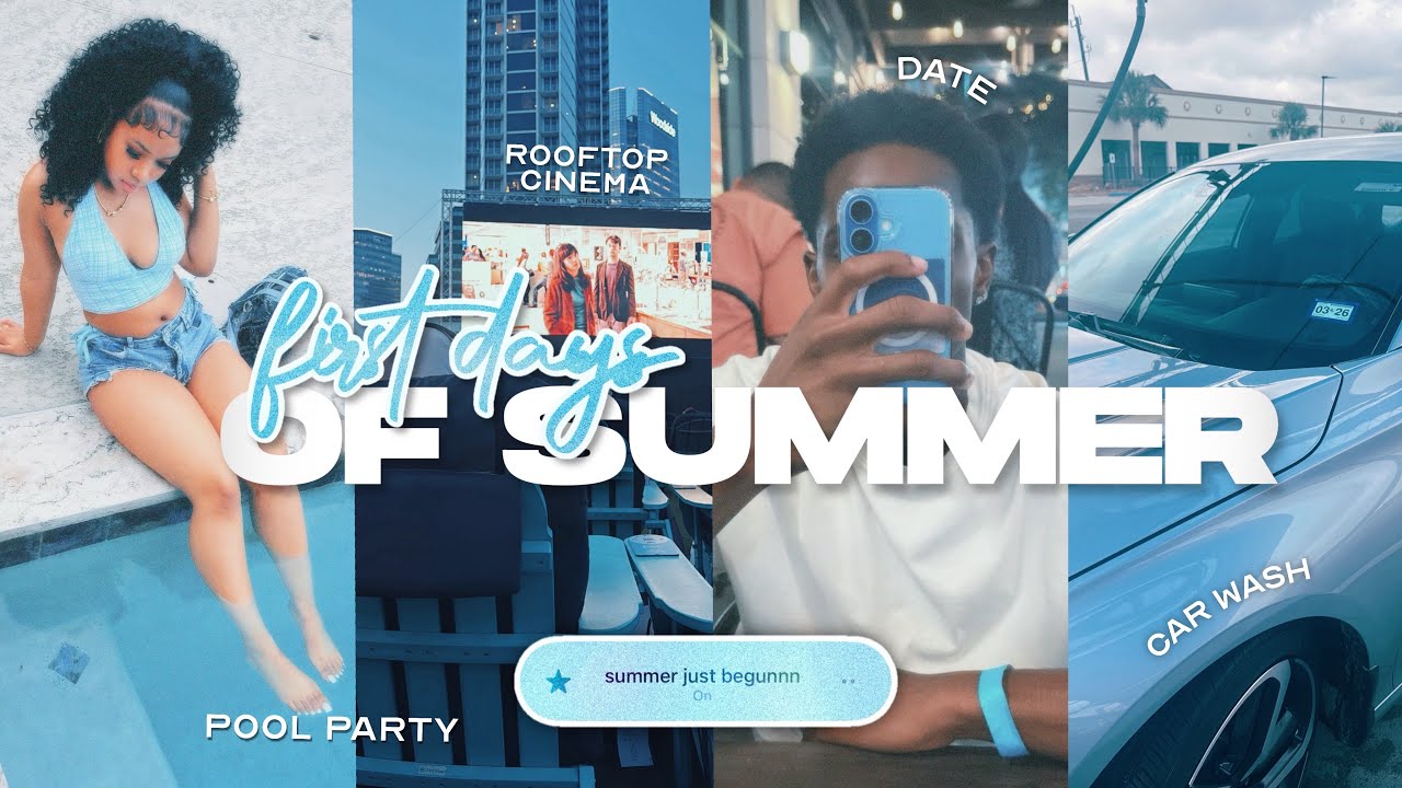 FIRST DAYS OF SUMMER! Pool Party, Finals, Mystery Boo, Hair & Nails, Friends