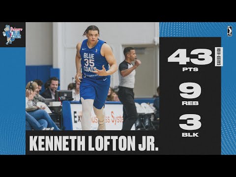 Kenneth Lofton Jr. Drops A Career-High, 43 PTS In Delaware Blue Coats Win!
