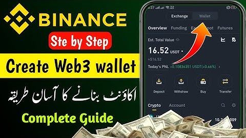 How to Create Web3 Wallet On Binance 2025 | Binance Web3 Wallet Full Tutorial | Binance Web3 Wallet