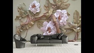 Wall Murals  Wallpaper 5D for bedroom, living room & TV cabinet