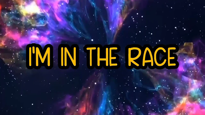 I'm in the race (lyrics) by Paul Mwai