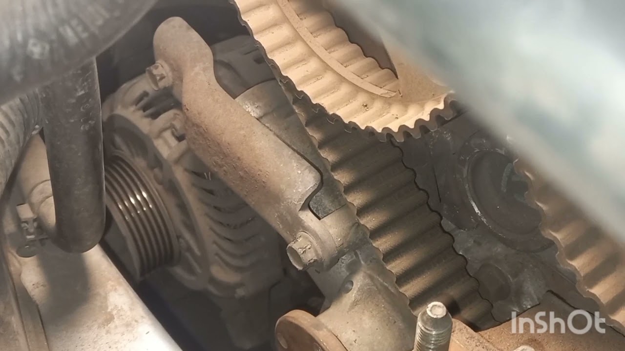 Замена ремня ГРМ, помпы Mitsubishi Lancer 9 2.0 DOHC 16 клапанный двух вальный (2000-2010)гг.