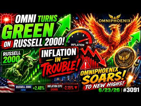 OMNI Turns GREEN on Russell 2000! Inflation in Trouble! OMNIPHOENIX Soars! 6/23/26 #3091