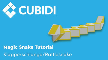 CUBIDI Magic Snake Tutorial – How To – 24 – Anleitung Klapperschlange Magic Snake Puzzle