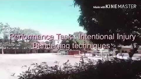 Performance in HEALTH: Bandaging Techniques