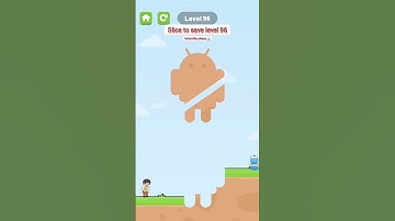 Slice to save/level 96 | funny game 2023 | new Android game 2023 #shorts #gaming #funny #trending