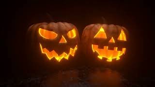 Burning Pumpkins Background