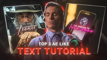 Create AE-Like Trending Text Effects in Alight Motion 🔥 | Free XML + Tutorial