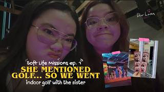 my sister mentioned golf once… so we went 💗🏌️‍♀️ | Soft Life Missions Ep. 1 screenshot 1