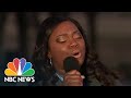 Michigan Nurse Lori Marie Key Sings ‘Amazing Grace’ At Covid Nationwide Memorial | NBC News