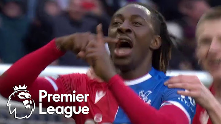 Eberechi Eze's wonderstrike gives Crystal Palace lead v. Tottenham | Premier League | NBC Sports