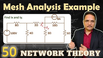 3 - Mesh Analysis in Network Theory: Solved Example and Detailed Explanation