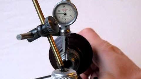 Levin "Hard" Watchmaker Lathe Axial Test End Play on Bearings
