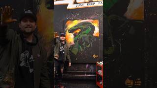 Painting MASTER CHIEF from HALO in minutes! #halo #art