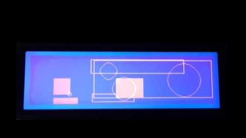 RA6963_stm32_fsmc lcd driver demo (240x64)