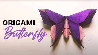 How to make origami butterfly & paper flapping butterfly