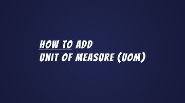 How to Add Unit of Measure in ERP Spirit | Complete UOM Setup Tutorial