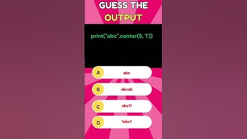Can you guess the Output ! Python Quiz -Strings3 #shorts