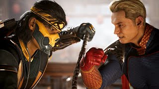 Mortal Kombat 1 Homelander Vs Takeda All Intros Dialogue 4K