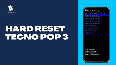 Hard Reset Tecno Pop 3 | Unlock Tecno Password Pattern Pin