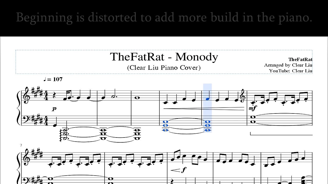 It was a lot of fun covering this song by The Fat Rat. 