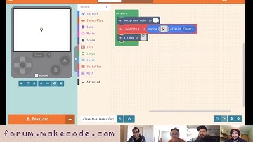MakeCode Arcade Advanced - One-button sneaking around!