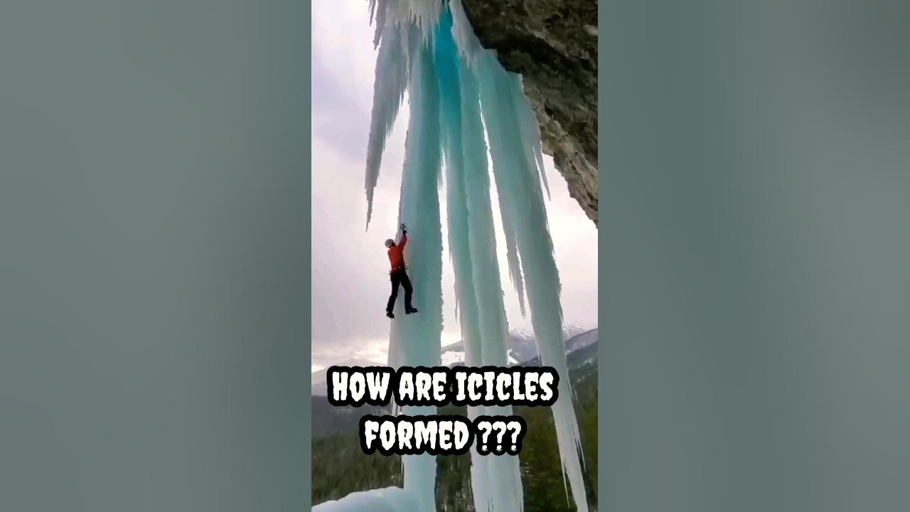 How are Icicles formed ? ice snow shorts shortsfeed viral 