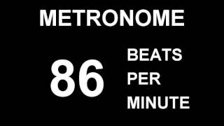 86 bpm metronome
