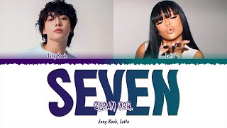 [Clean Ver.] Jungkook (정국)  Seven (Feat. Latto) (1 HOUR LOOP) Lyrics | 1시간 가사