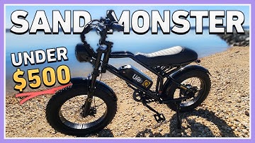 HOLY COW!  A “Sand Monster” for UNDER $500!  Get out and Live Life...Electric Bike Life!