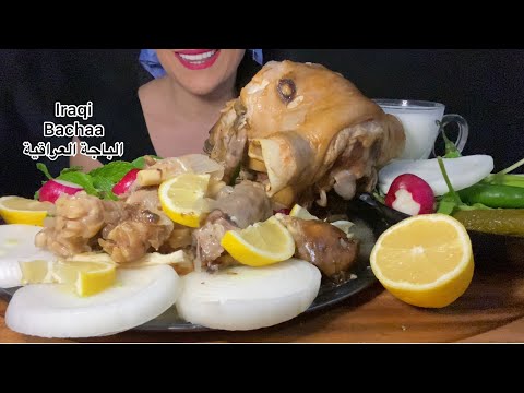 Asmr Mukbang Iraqi Bachaa Cooking Eating طبخ واكل الباجة العراقية