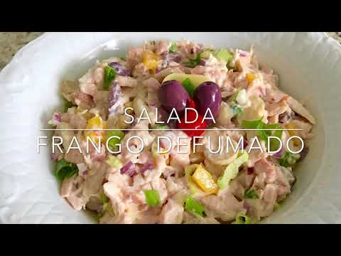Vídeo: Salada De Frango Defumado - 3 Principais Receitas