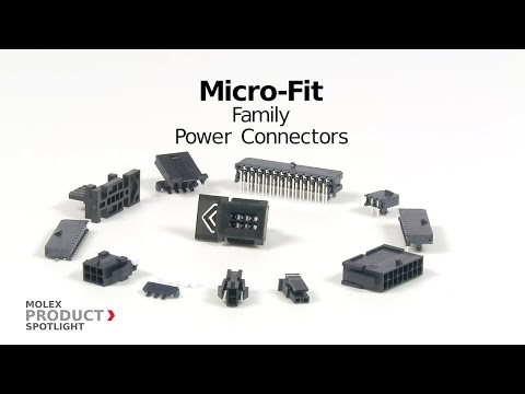Molex Product Spotlight Micro Fit Power Connectors
