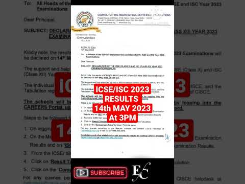 ICSE/ISC 2023 Result