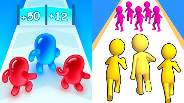 Join Blob Clash 3D vs Join Clash 3D Satisfying ASMR Gameplay (Android, ios) (New Update)