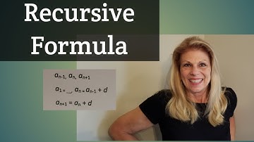 Recursive Formula For An Arithmetic Sequence