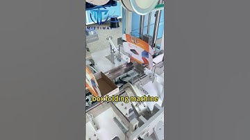 Cardboard Box Folding Machine Factory Good Tray Former Electronic Product Box Folding Machine