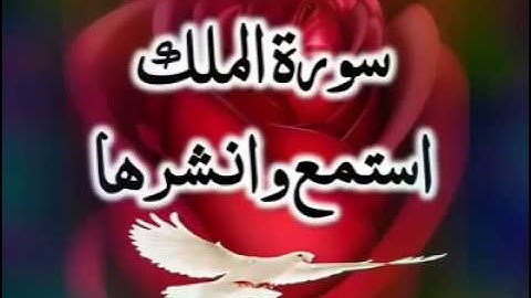 سورة الملك بصوت خاشع