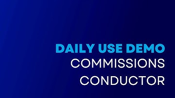 Commissions Conductor - Daily Use Demo - Acumatica 24R1