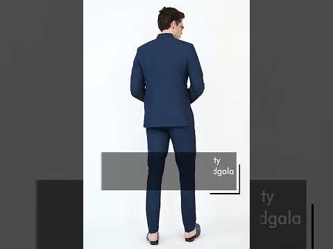 Men's solid 2-piece
