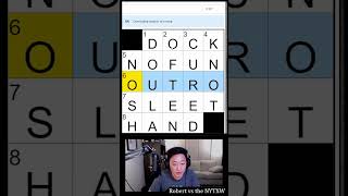 Mini in 7 seconds Friday 7/7/23 New York Times Crossword #crossword #puzzle #shorts