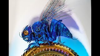 Dr John C Taylor OBE - the Midsummer Chronophage in Lion Yard Cambridge