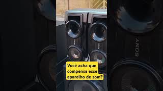 Você compraria esse aparelho de som? Feira do rolo.