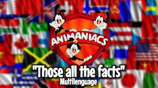 Animaniacs- Those All The Facts Multilenguage