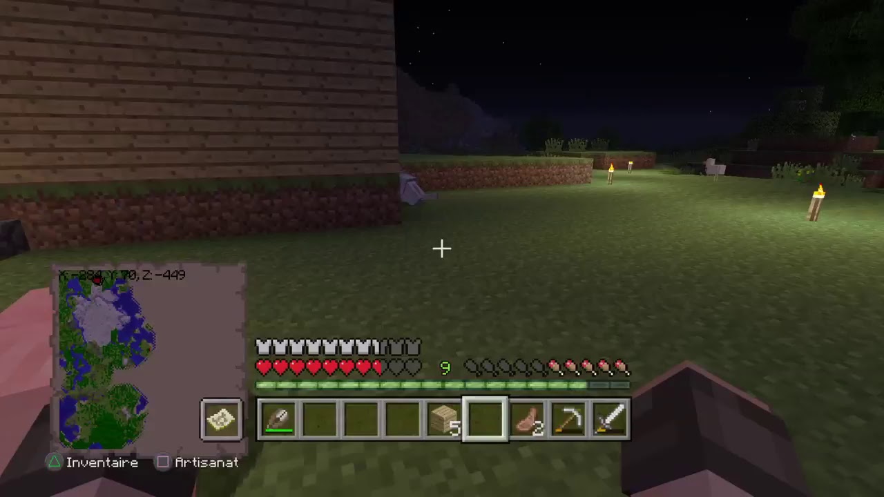Épisode 9 survie minecraft a 2 plus une surprise - YouTube