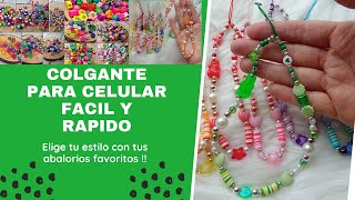 DIY COLGANTE PARA CELULAR l 90s PHONE STRAP ✨ 