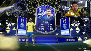 FIFA 22 *LUCKIEST* TOTY PACKS COMPILATION! 🤩