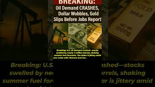 BREAKING: Oil Demand CRASHES, Dollar Wobbles, Gold Slips Before Jobs Report! 🚨💸🛢️