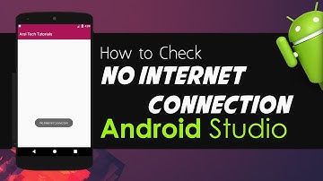 Android Studio Tutorials - How to Check Internet Connection | Show No Internet Connection Message