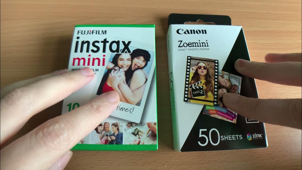 Zink Paper vs Instax Film Differences & their Longevity YouTube